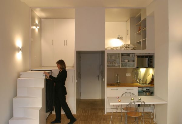Tiny 28 Square Metre Apartment Designed Like A Puzzle